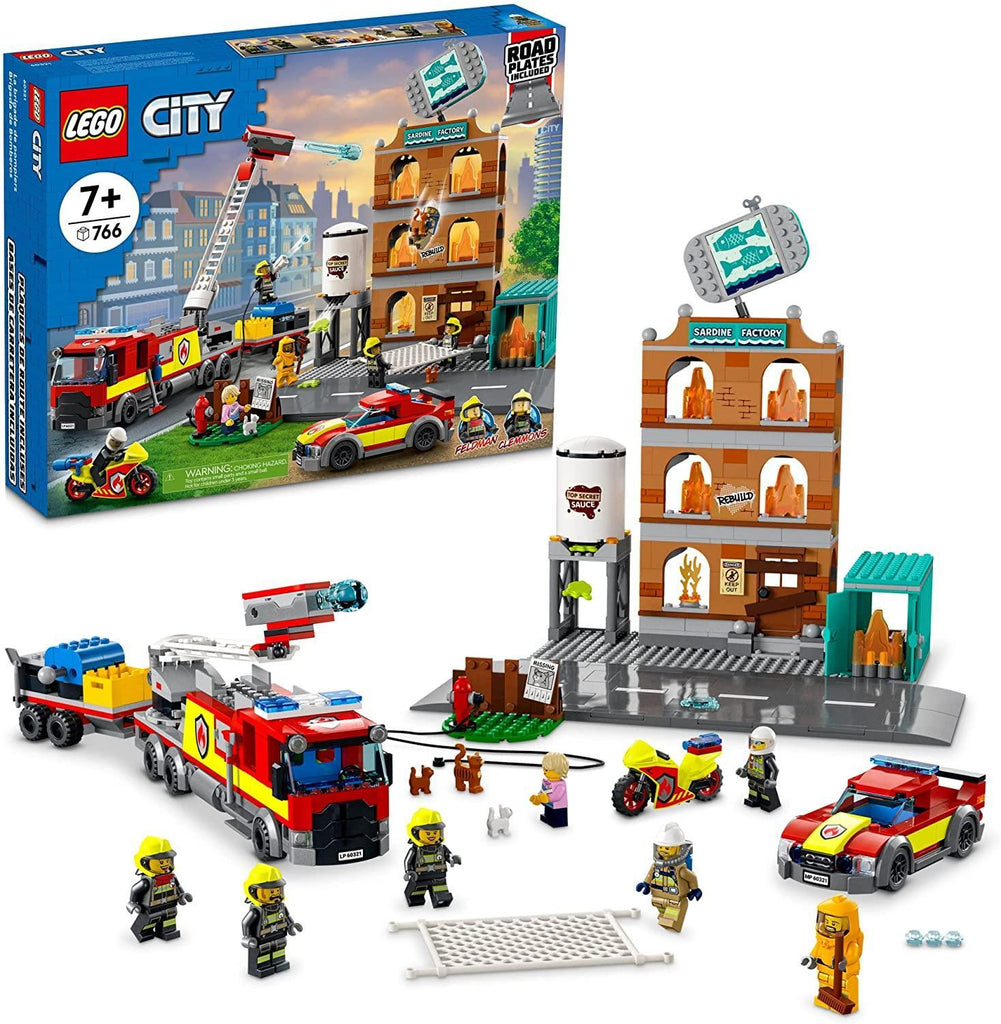 LEGO CITY 60321 Fire Brigade Playset - TOYBOX Toy Shop