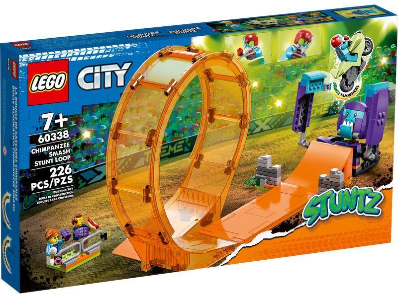 LEGO CITY 60338 Stuntz Smashing Chimpanzee Stunt Loop Set - TOYBOX Toy Shop