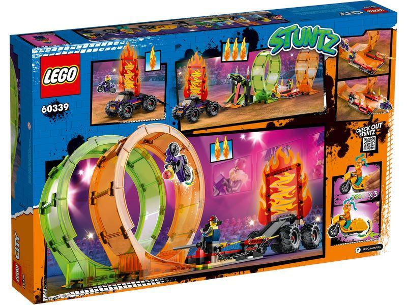 LEGO CITY 60339 Stuntz Double Loop Stunt Arena Motorbike Set - TOYBOX Toy Shop