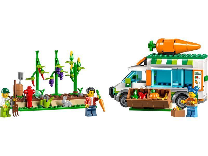 LEGO CITY 60345 Farmers Market Van Food Truck Farm Toy Set - TOYBOX Toy Shop