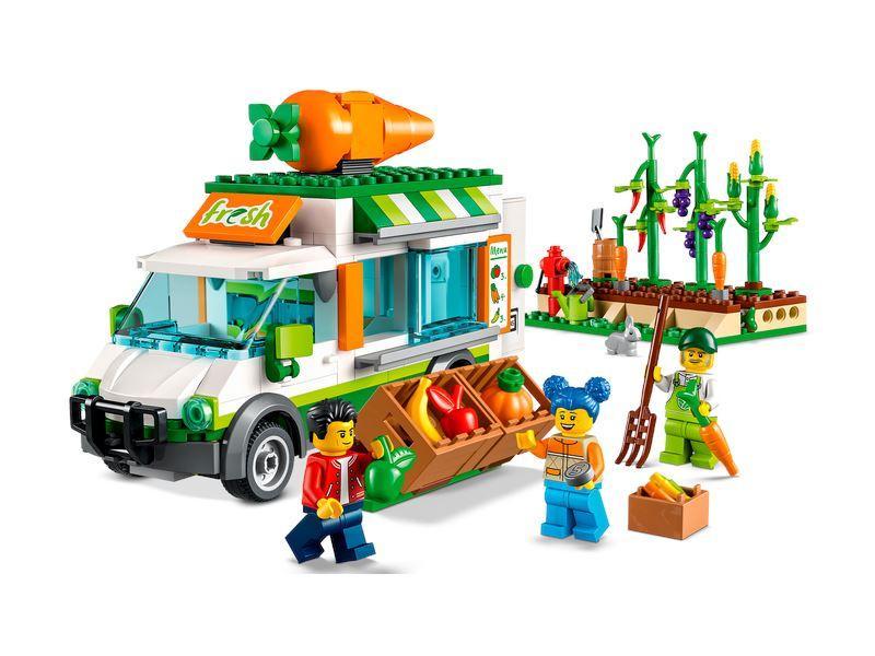 LEGO CITY 60345 Farmers Market Van Food Truck Farm Toy Set - TOYBOX Toy Shop