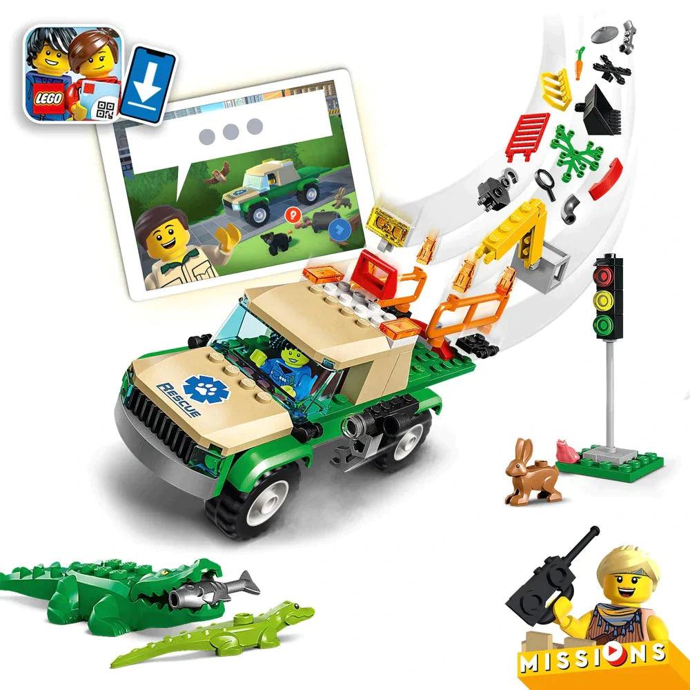 LEGO CITY 60353 Wild Animal Rescue Missions Interactive Set - TOYBOX Toy Shop