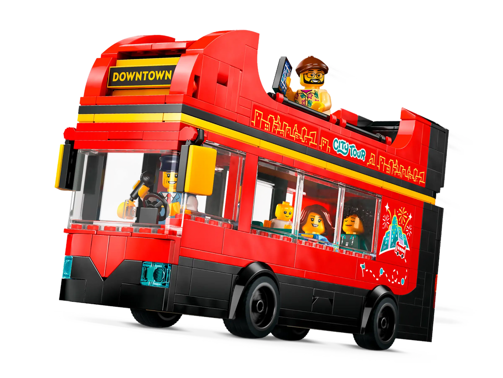 LEGO 60407 City Red Double-Decker Sightseeing Bus - TOYBOX Toy Shop