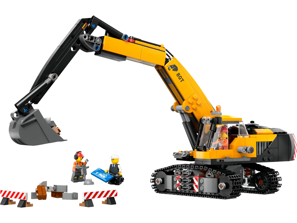 LEGO 60420 City Yellow Construction Excavator - TOYBOX Toy Shop