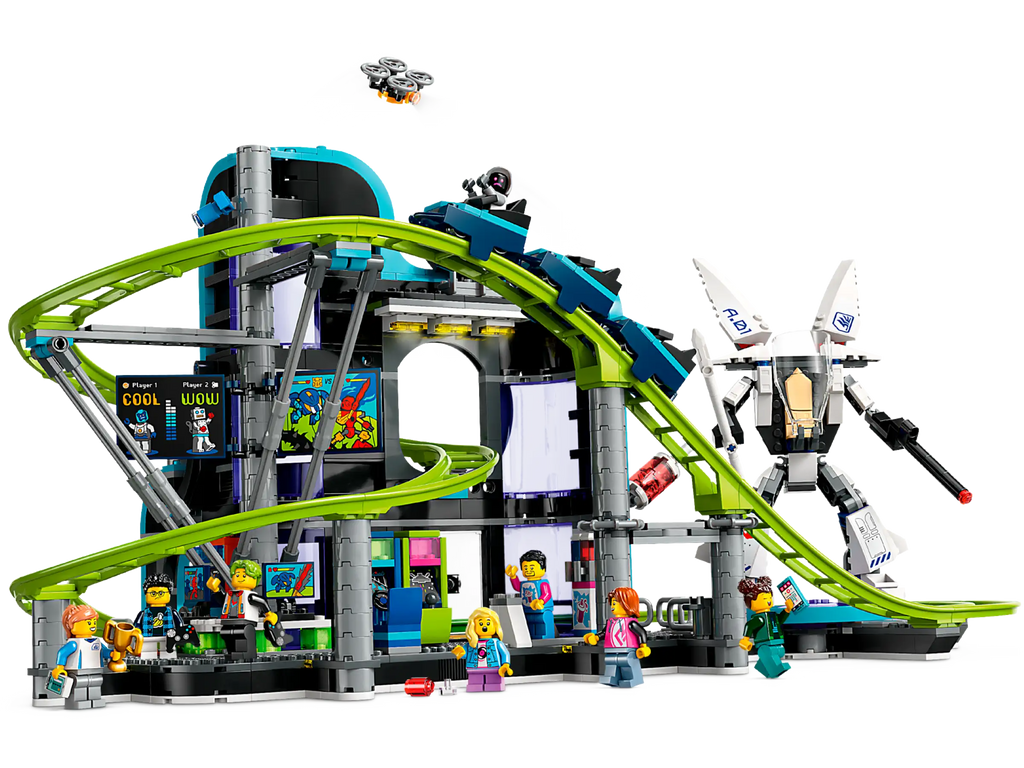 LEGO 60421 City Robot World Roller-Coaster Park - TOYBOX Toy Shop