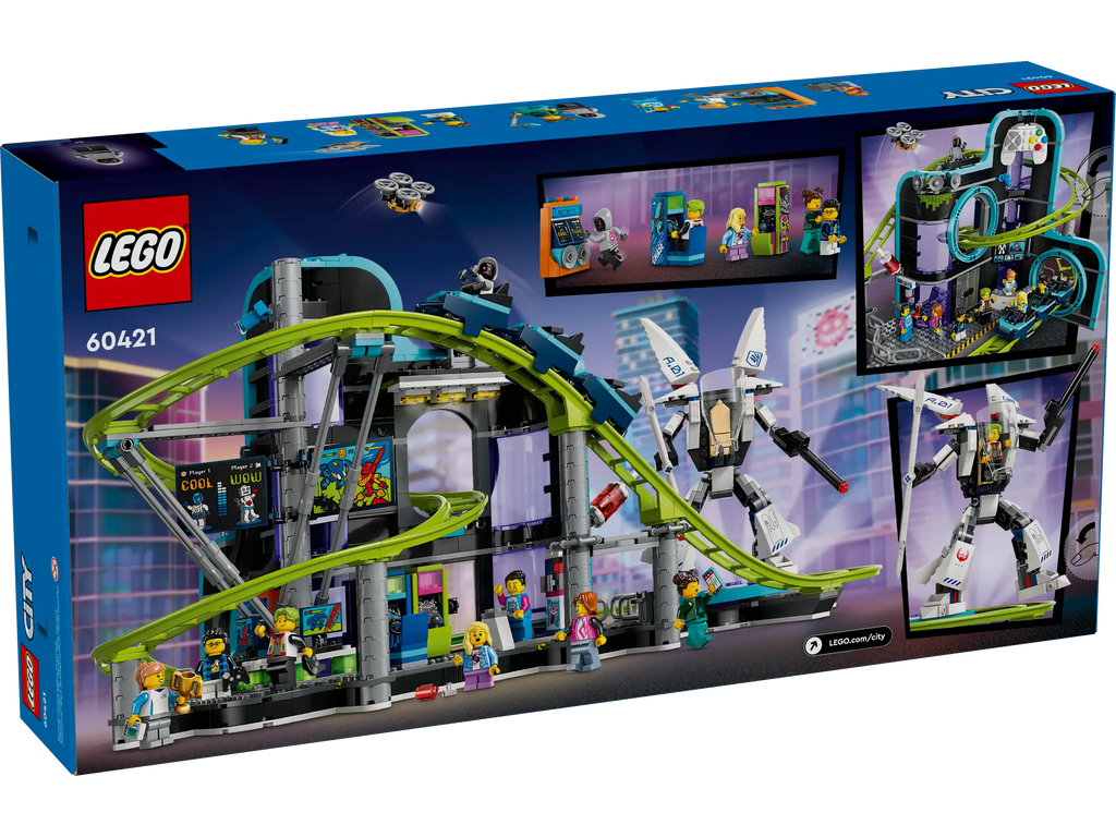 LEGO 60421 City Robot World Roller-Coaster Park - TOYBOX Toy Shop