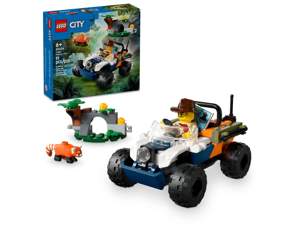 LEGO 60424 City Jungle Explorer ATV Red Panda Mission - TOYBOX Toy Shop