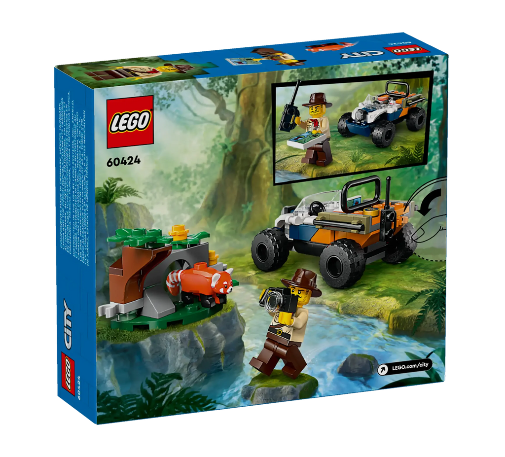 LEGO 60424 City Jungle Explorer ATV Red Panda Mission - TOYBOX Toy Shop