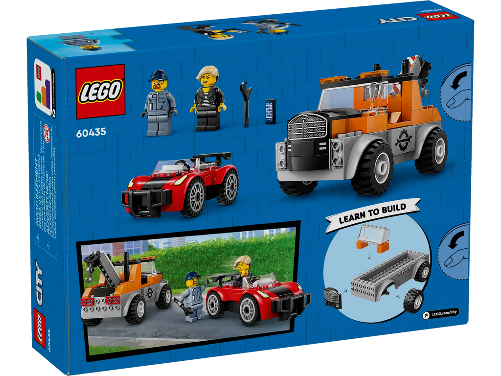 LEGO 60435 City Tow Truck and Sports Car Repair - TOYBOX Toy Shop