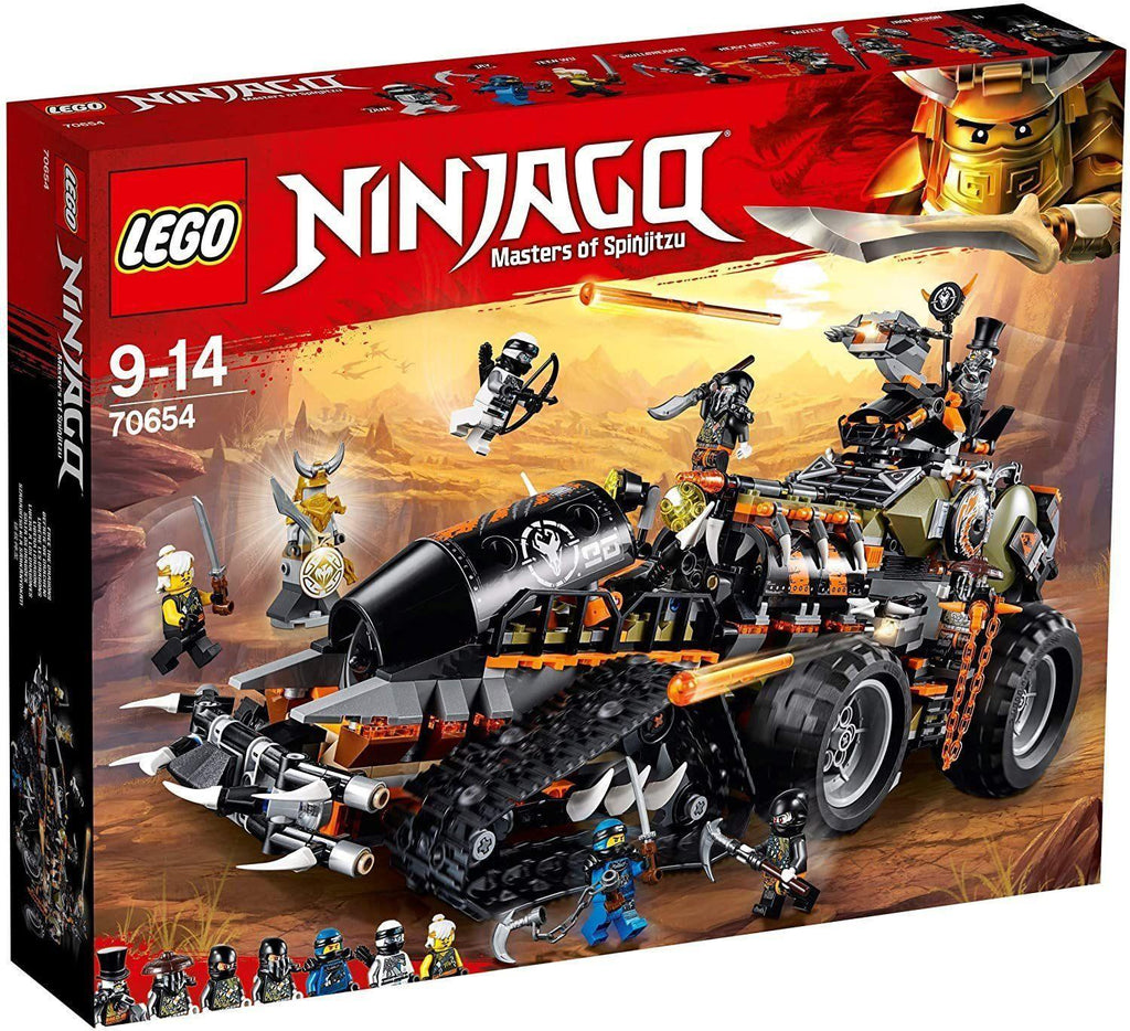 LEGO NINJAGO 70654 Dragon Hunters Dieselnaut Toy Tank - TOYBOX Toy Shop