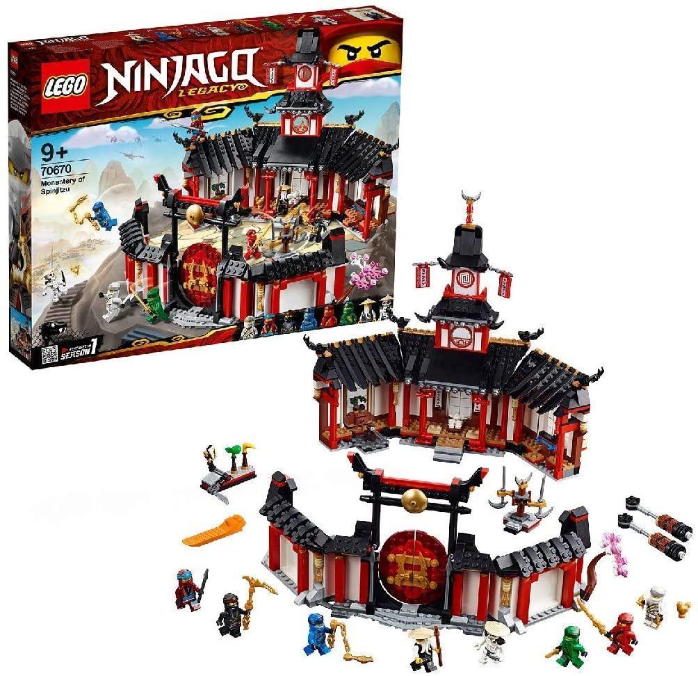 LEGO NINJAGO 70670 Monastery of Spinjitzu Minifigures Ninja Training Playground - TOYBOX Toy Shop