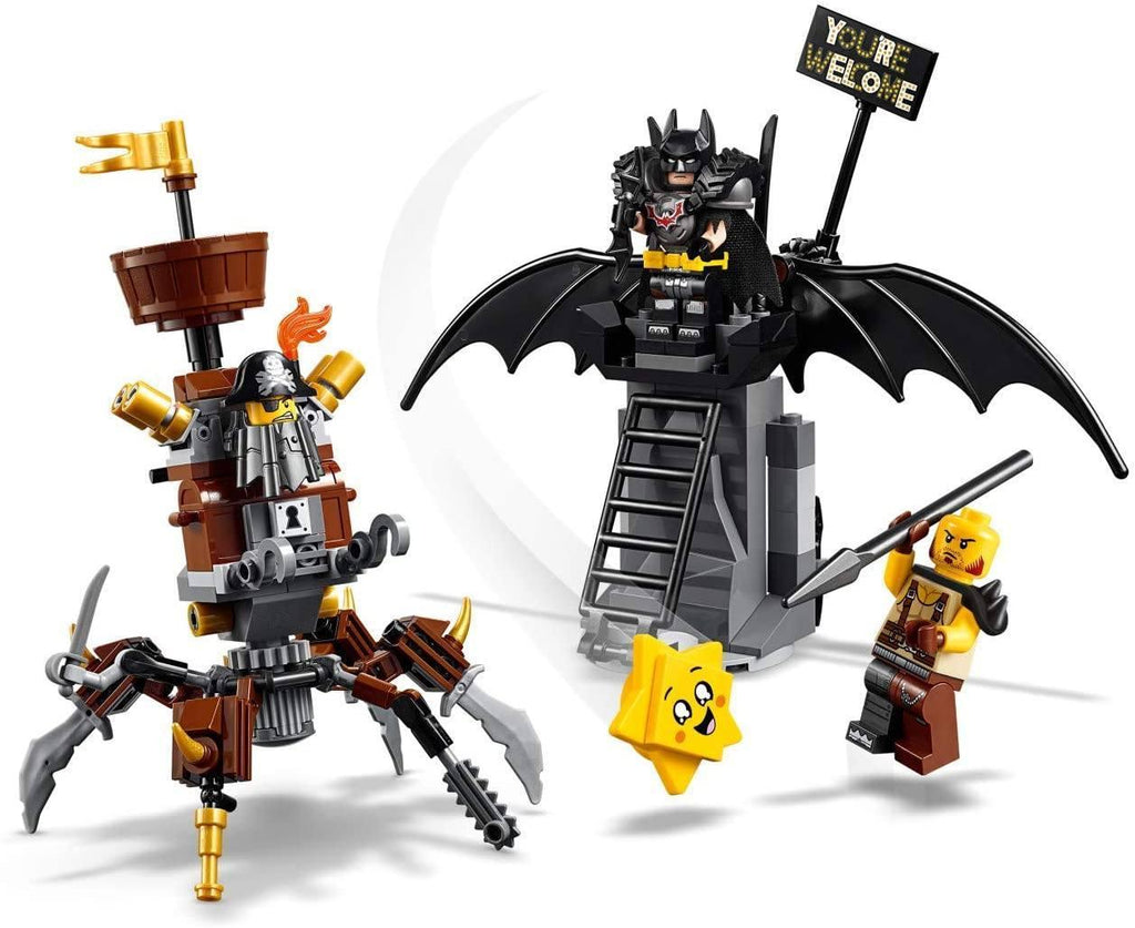 LEGO BATMAN 70836 LEGO THE MOVIE 2 Battle Ready Batman and MetalBeard Building Kit - TOYBOX Toy Shop