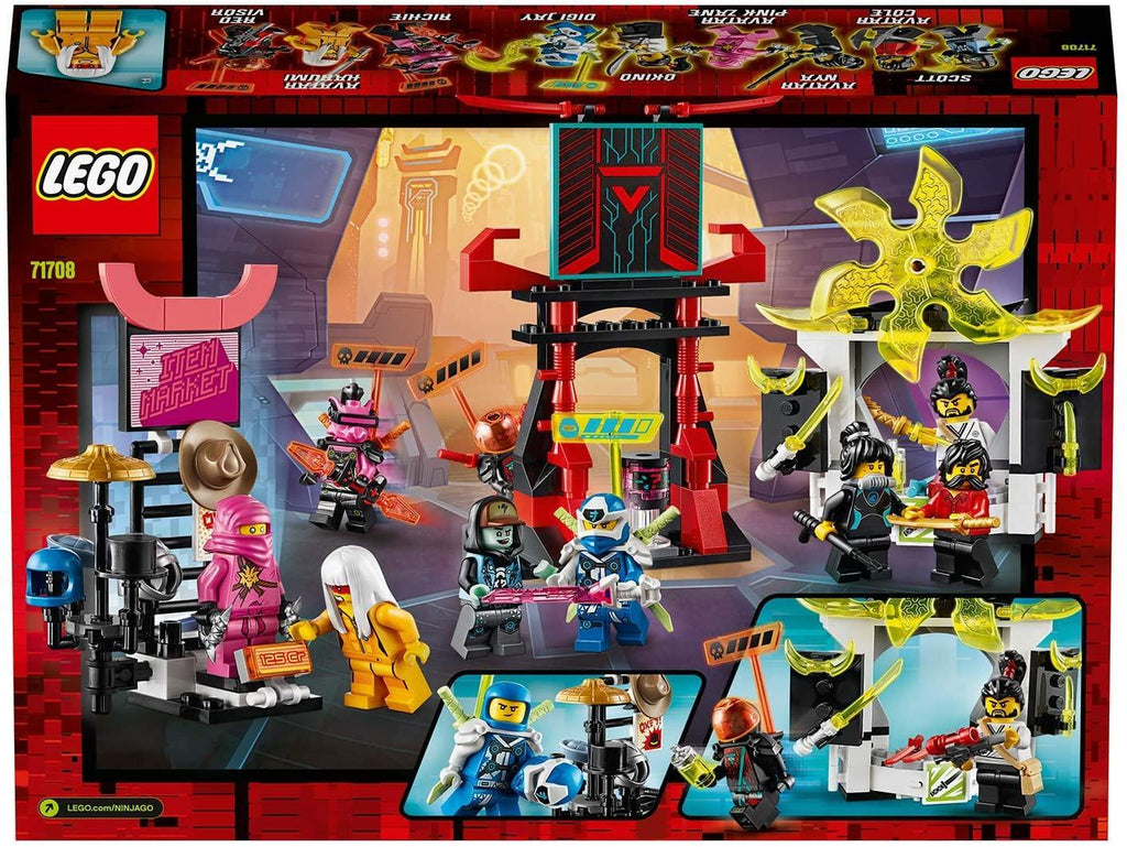 LEGO NINJAGO 71708 Gamer's Market 9 Minifigures Set - TOYBOX Toy Shop