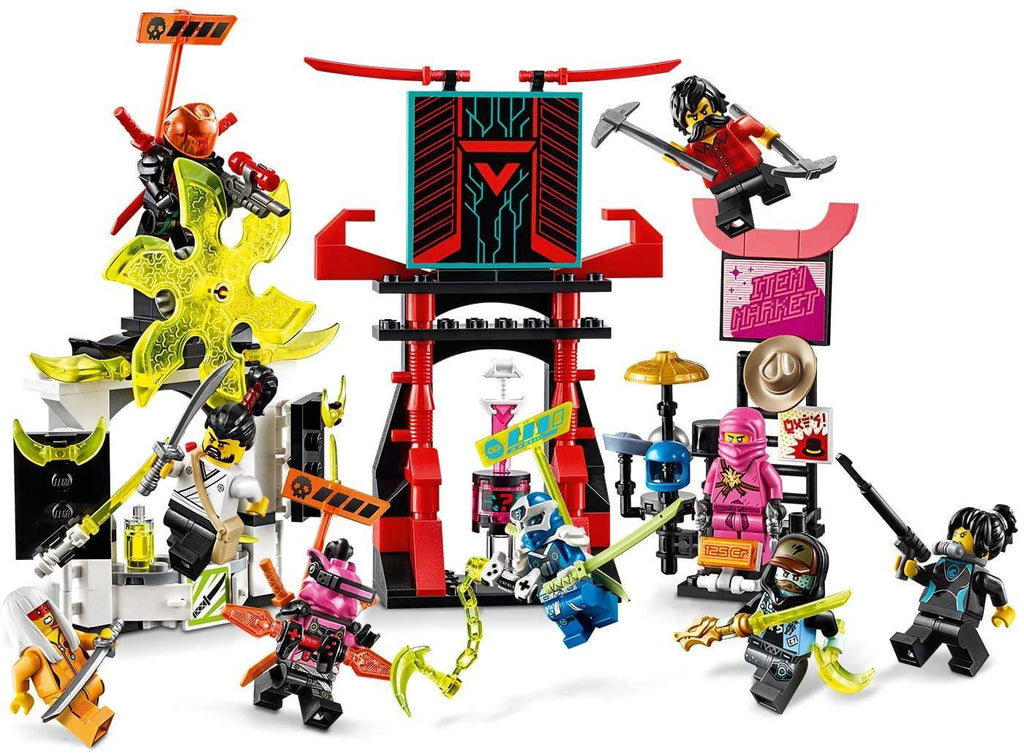 LEGO NINJAGO 71708 Gamer's Market 9 Minifigures Set - TOYBOX Toy Shop