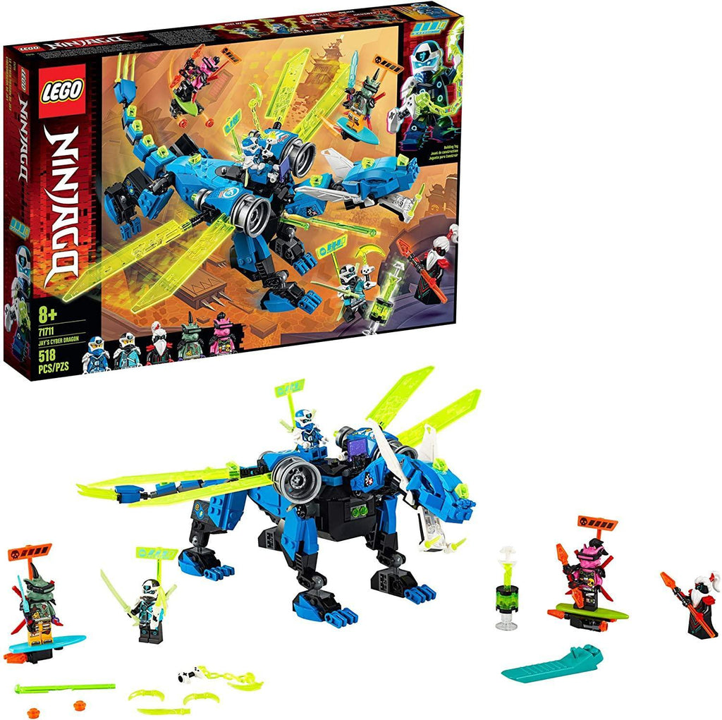 LEGO NINJAGO 71711 Jay's Cyber Dragon - TOYBOX Toy Shop