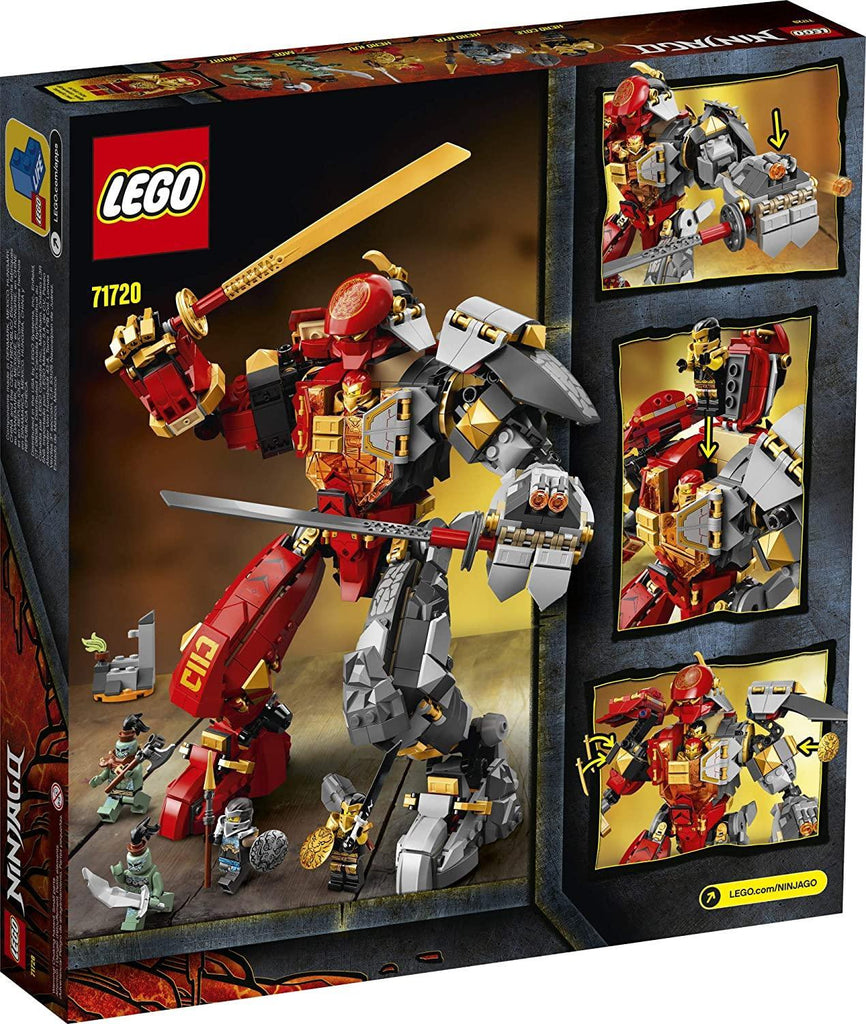 LEGO NINJAGO 71720 Fire Stone Mech Building Kit - TOYBOX Toy Shop