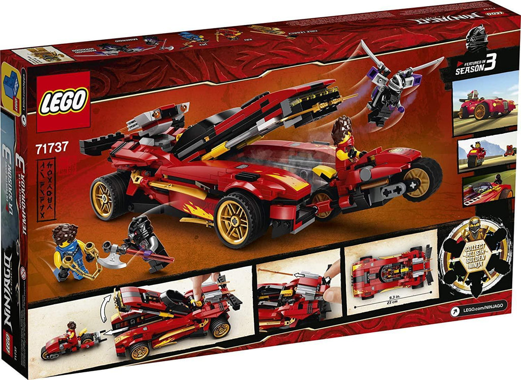 LEGO NINJAGO 71737 Legacy X-1 Ninja Charger Building Set - TOYBOX Toy Shop