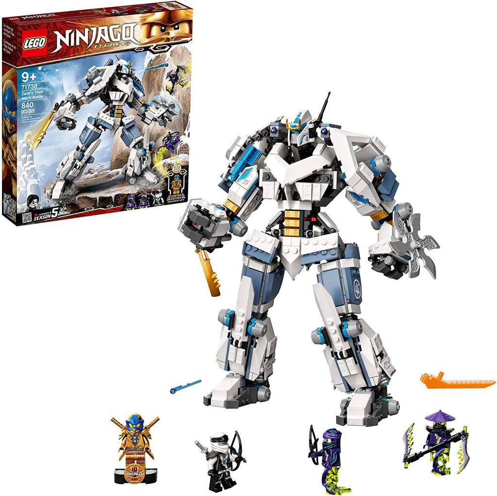 LEGO 71738 NINJAGO Zane's Titan Mech Battle - TOYBOX Toy Shop