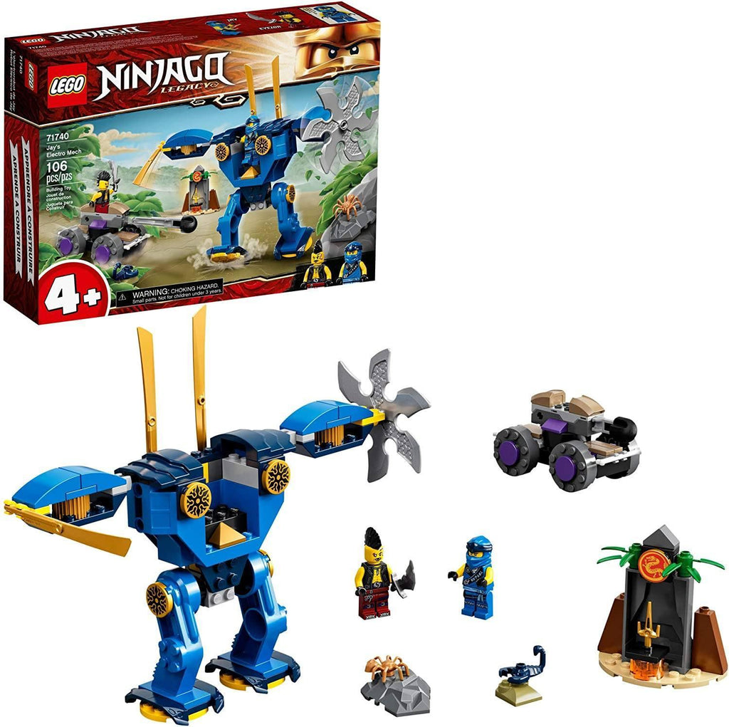 LEGO NINJAGO 71740 Legacy Jay’s Electro-Mech Toy - TOYBOX Toy Shop