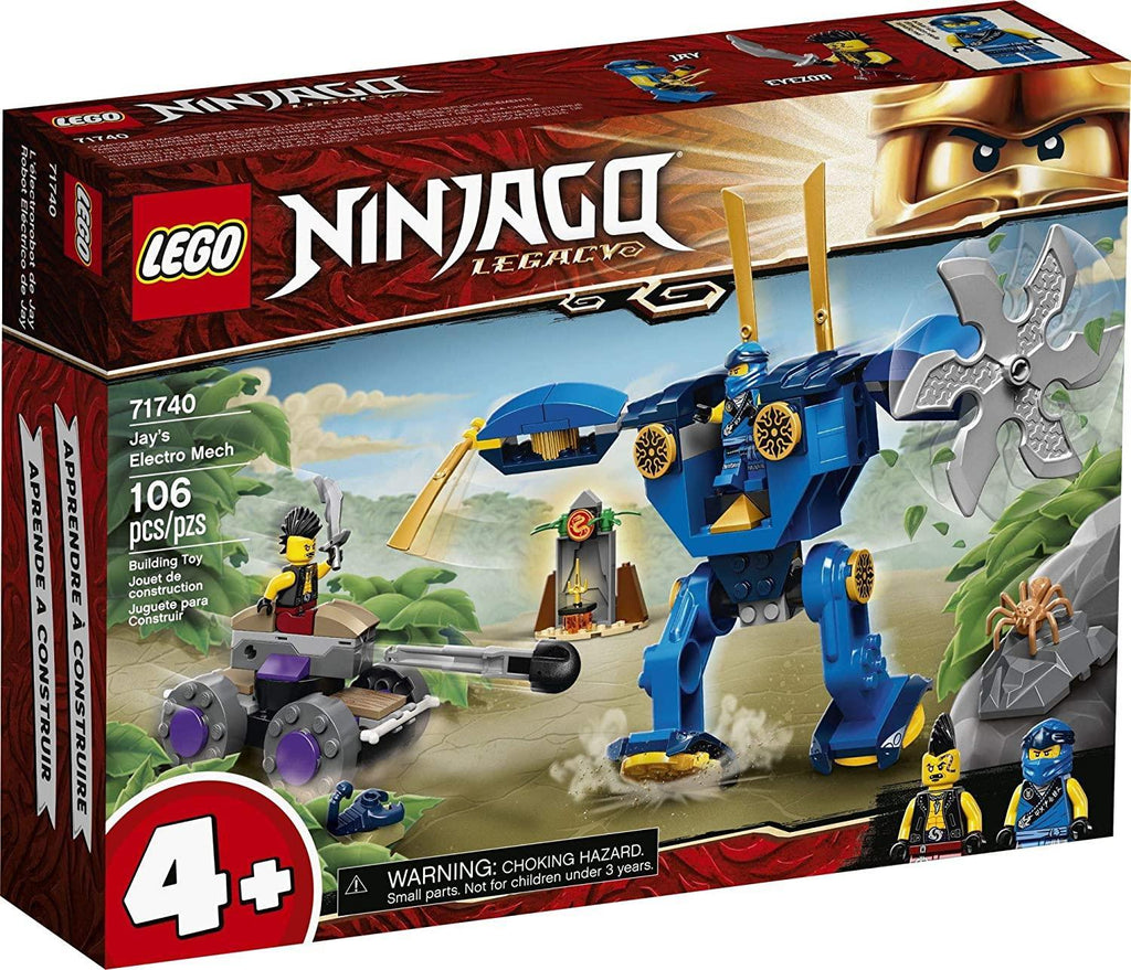 LEGO NINJAGO 71740 Legacy Jay’s Electro-Mech Toy - TOYBOX Toy Shop