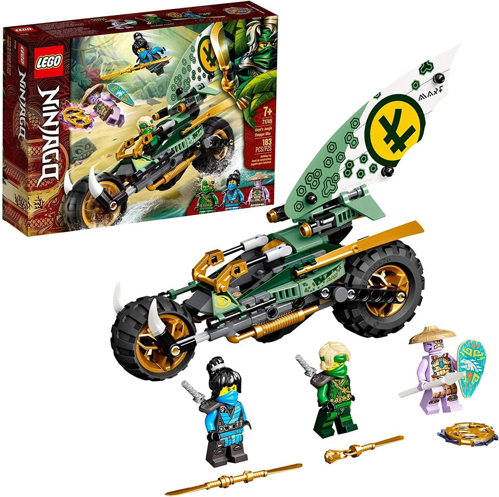 LEGO NINJAGO 71745 Lloyd’s Jungle Chopper Bike Motorbike Toy - TOYBOX Toy Shop