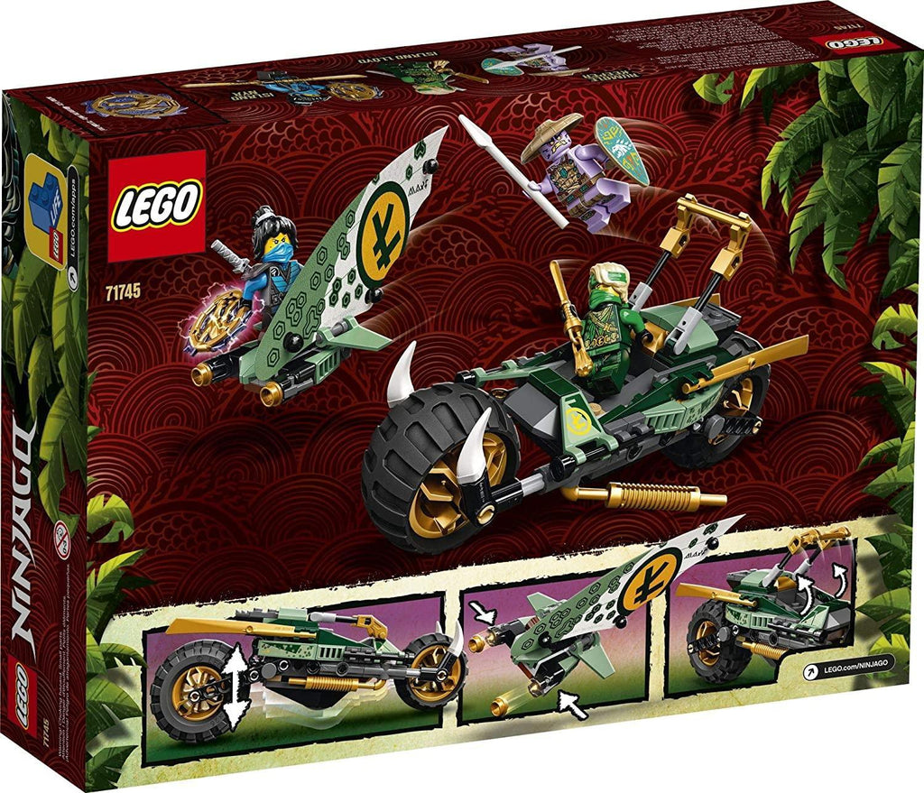 LEGO NINJAGO 71745 Lloyd’s Jungle Chopper Bike Motorbike Toy - TOYBOX Toy Shop