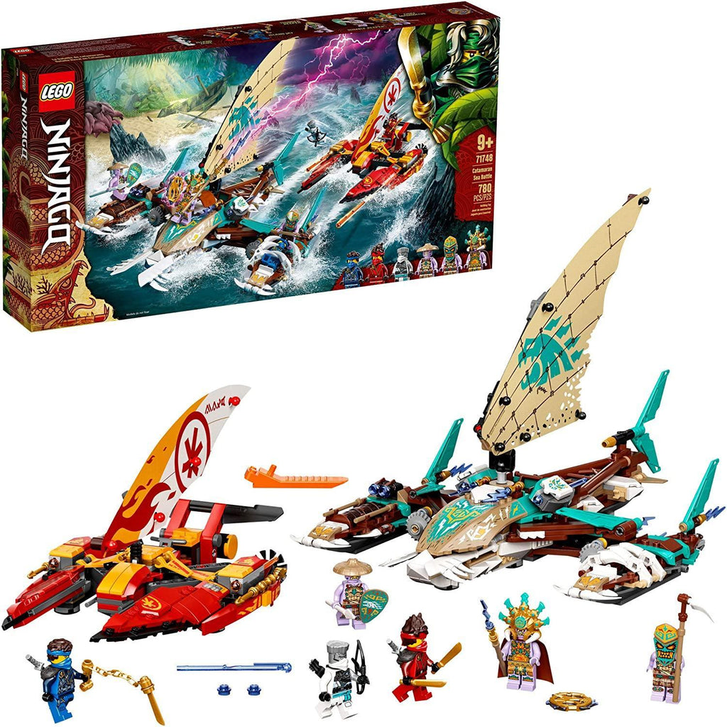 LEGO NINJAGO 71748 Catamaran Sea Battle Building Set - TOYBOX Toy Shop