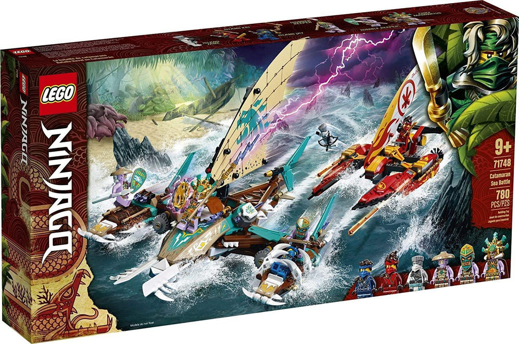 LEGO NINJAGO 71748 Catamaran Sea Battle Building Set - TOYBOX Toy Shop