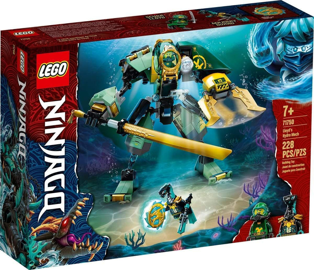 LEGO 71750 NINJAGO Lloyd’s Hydro Mech Action Figure Set - TOYBOX Toy Shop