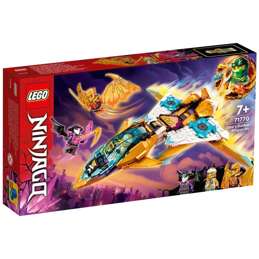 LEGO NINJAGO 71770 Zane's Golden Dragon Jet Plane Toy Set - TOYBOX Toy Shop