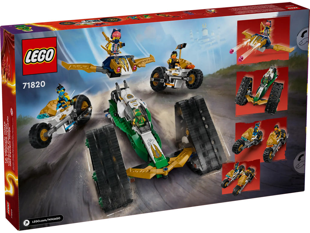 LEGO 71820 NINJAGO Ninja Team Combo Vehicle - TOYBOX Toy Shop