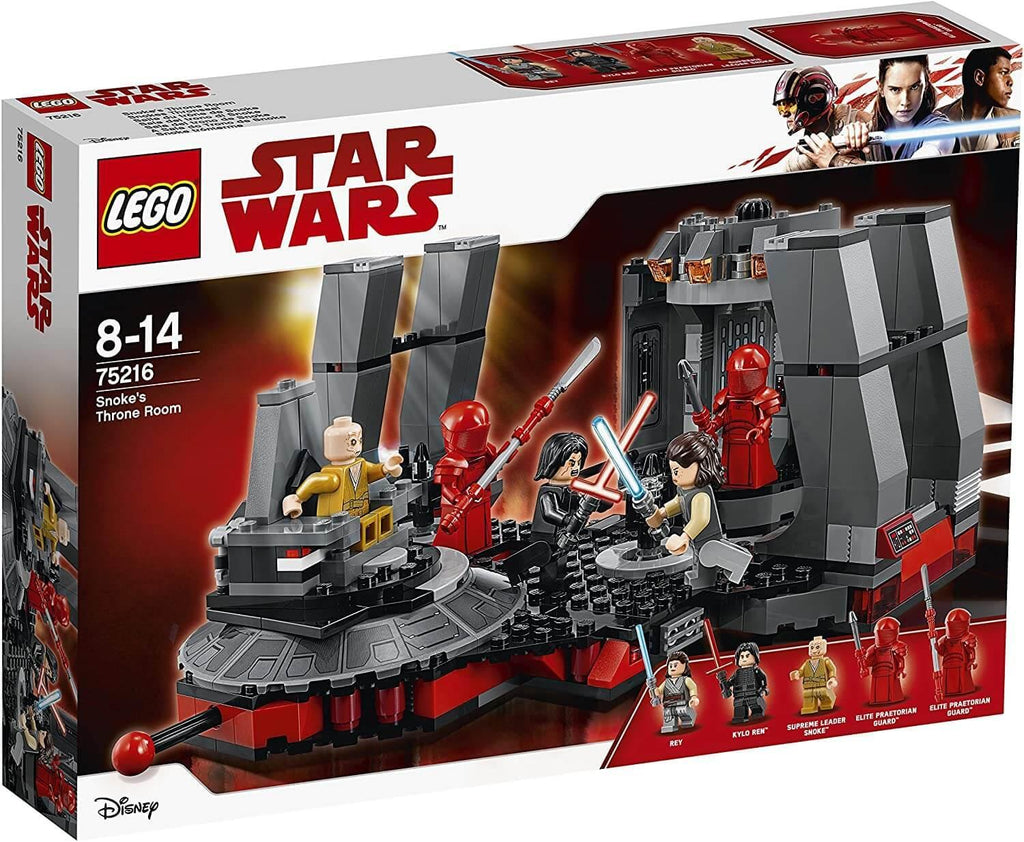 LEGO STAR WARS 75216 TM Snoke's Throne Room - TOYBOX Toy Shop