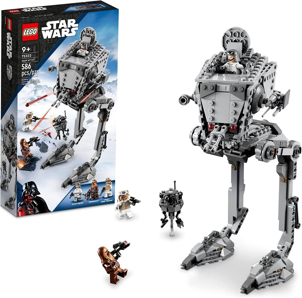 LEGO STAR WARS 75322 Star Wars Hoth AT-ST Building Kit - TOYBOX Toy Shop