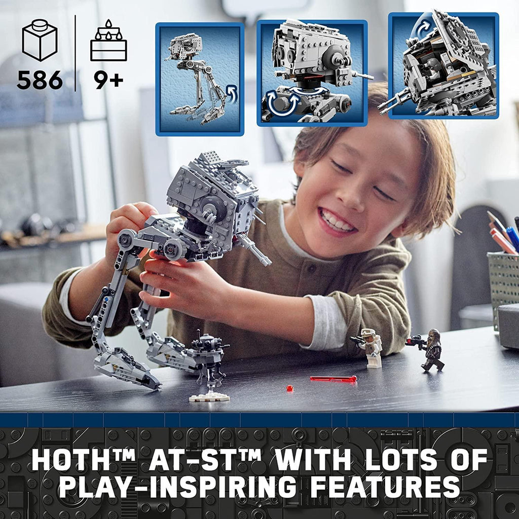 LEGO STAR WARS 75322 Star Wars Hoth AT-ST Building Kit - TOYBOX Toy Shop