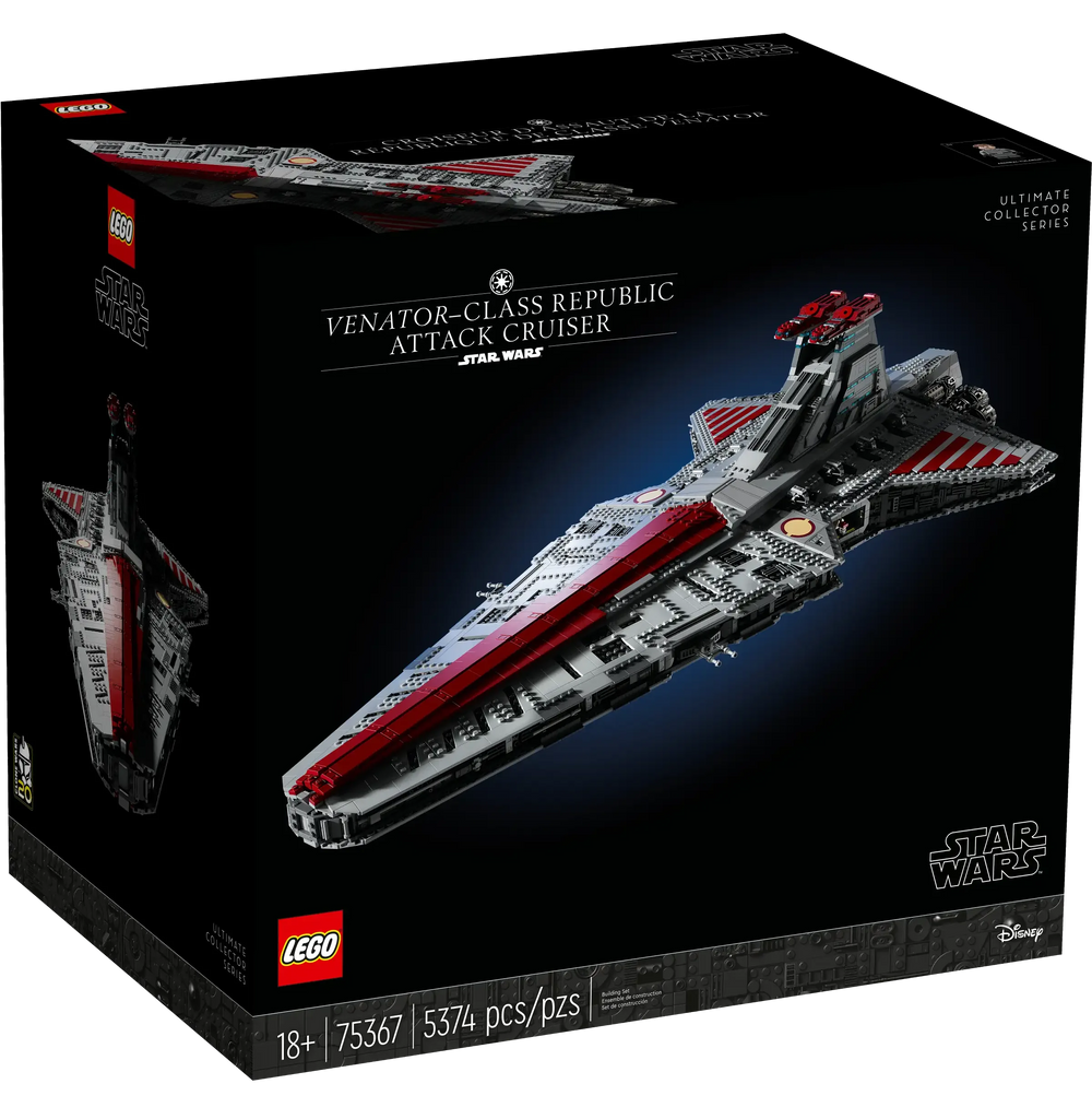 LEGO 75367 STAR WARS Venator-Class Republic Attack Cruiser - TOYBOX Toy Shop