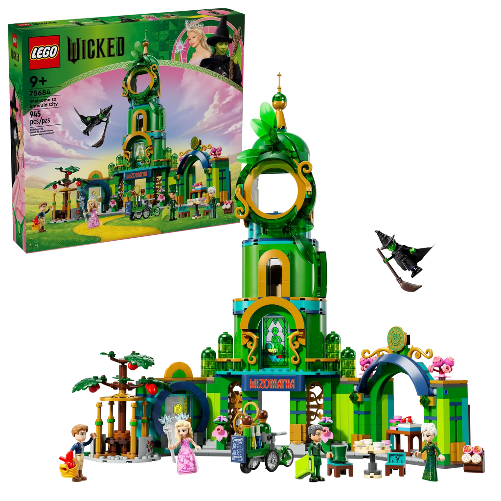 LEGO 75684 Wicked Movie Welcome to Emerald City - TOYBOX Toy Shop