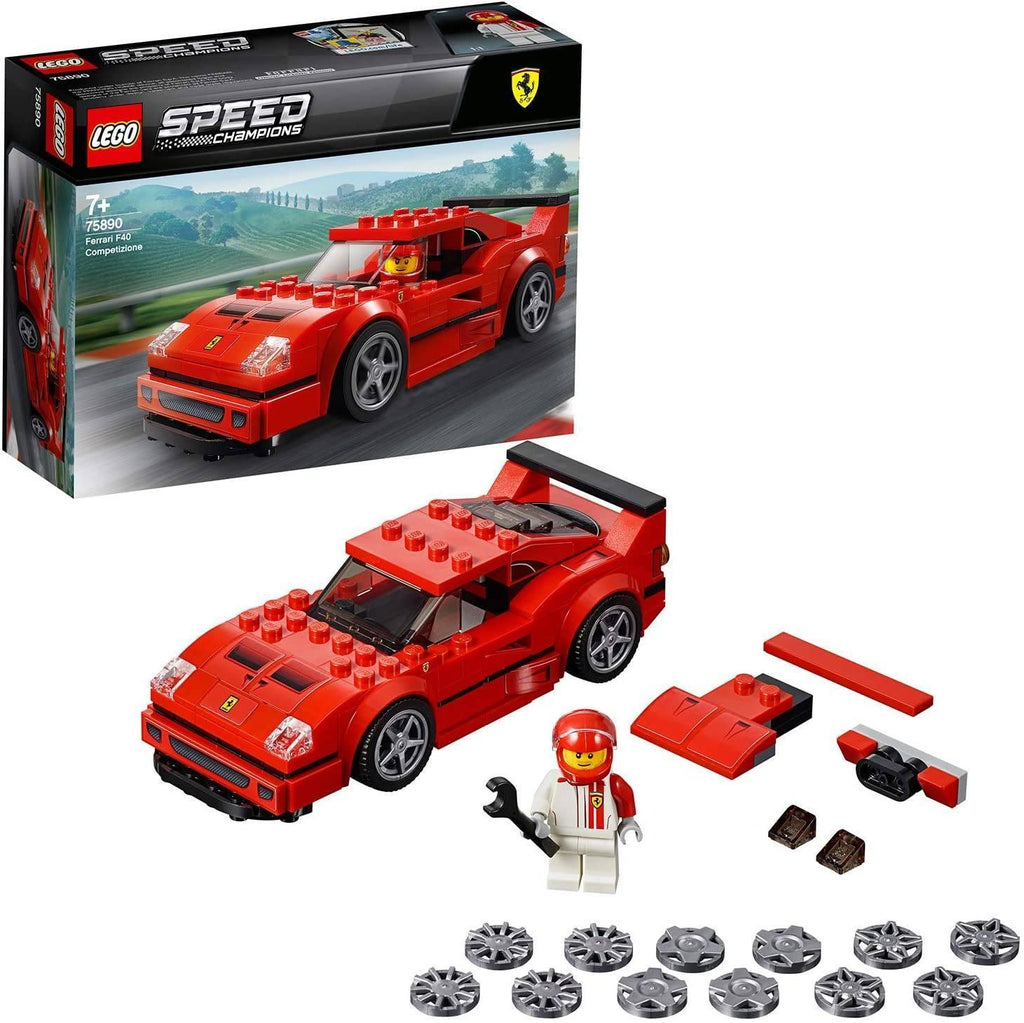 LEGO SPEED CHAMPIONS 75890 Ferrari F40 - TOYBOX Toy Shop