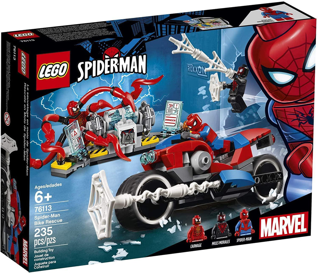 LEGO SPIDER-MAN 76113 Bike Rescue - TOYBOX Toy Shop