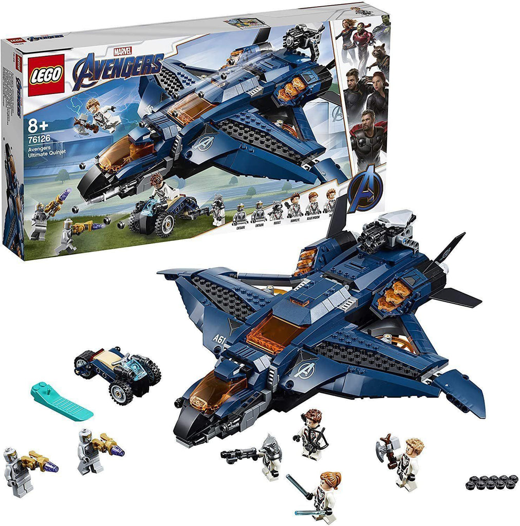 LEGO 76126 MARVEL Avengers Ultimate Quinjet Plane - TOYBOX Toy Shop