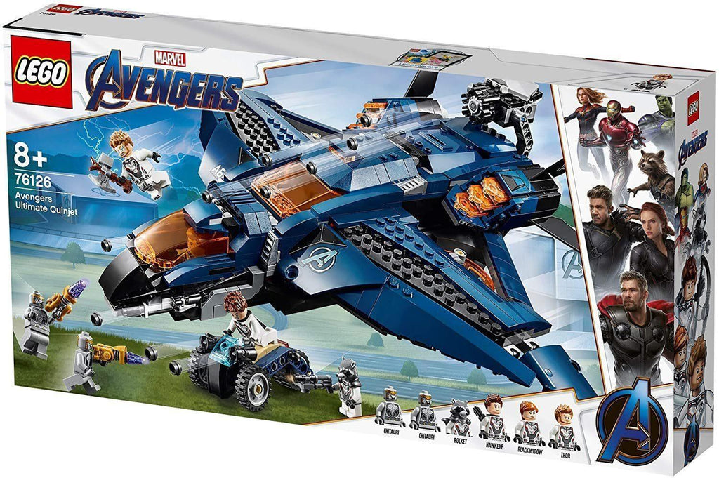 LEGO 76126 MARVEL Avengers Ultimate Quinjet Plane - TOYBOX Toy Shop