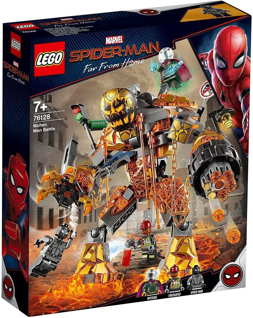 LEGO MARVEL 76128 Spider-Man Molten Man Battle Toy - TOYBOX Toy Shop