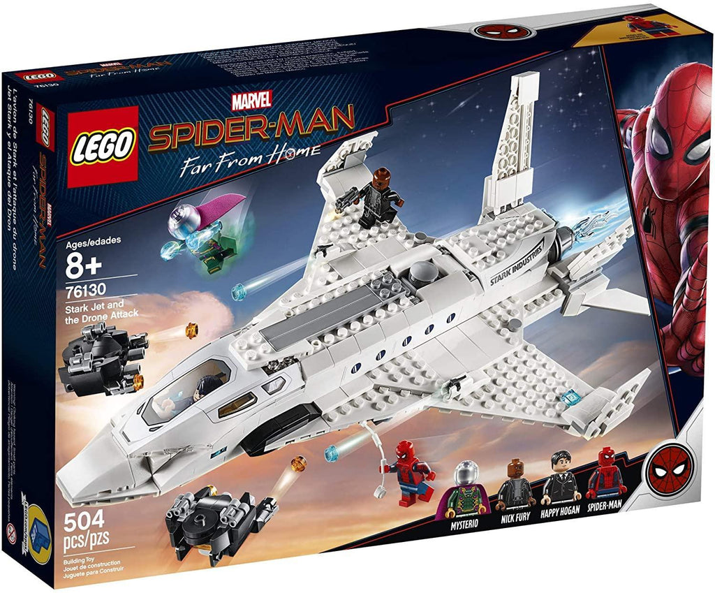 LEGO MARVEL 76130 Spider Man Far From Home: Stark Jet and the Drone Attack - TOYBOX Toy Shop