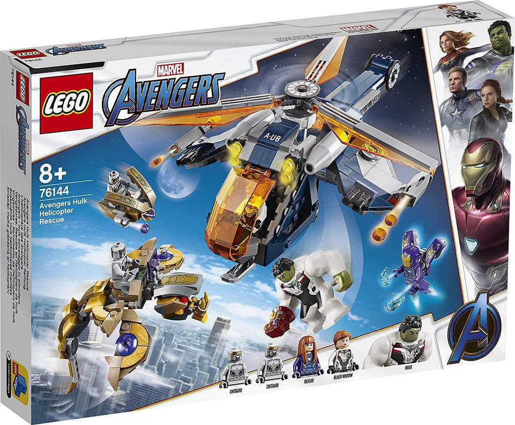 LEGO MARVEL 76144 Super Heroes Marvel Avengers Endgame Hulk Helicopter Rescue - TOYBOX Toy Shop