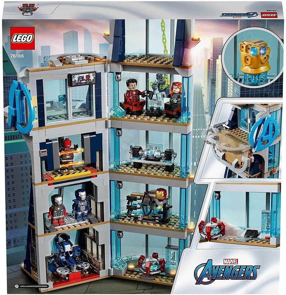 LEGO MARVEL 76166 Marvel Avengers Tower Battle Set - TOYBOX Toy Shop