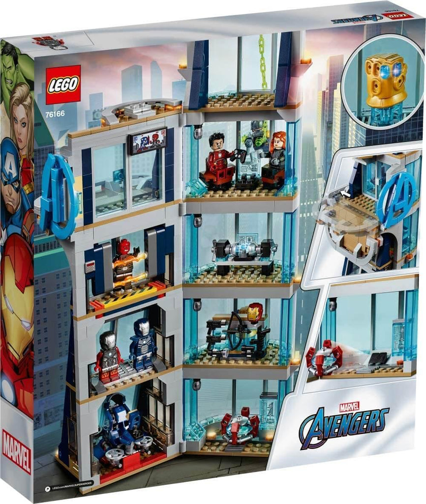 LEGO MARVEL 76166 Marvel Avengers Tower Battle Set - TOYBOX Toy Shop