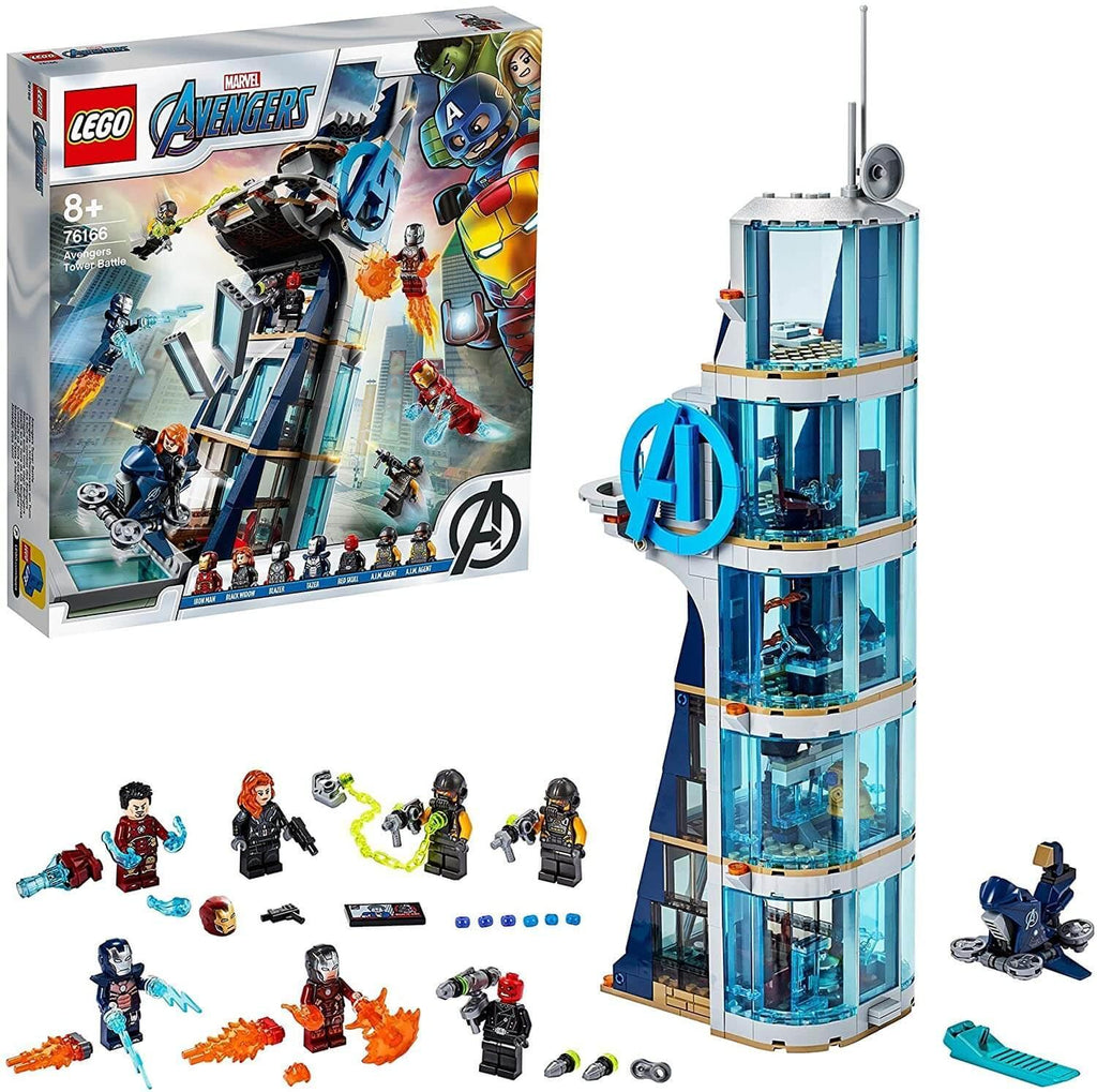 LEGO MARVEL 76166 Marvel Avengers Tower Battle Set - TOYBOX Toy Shop