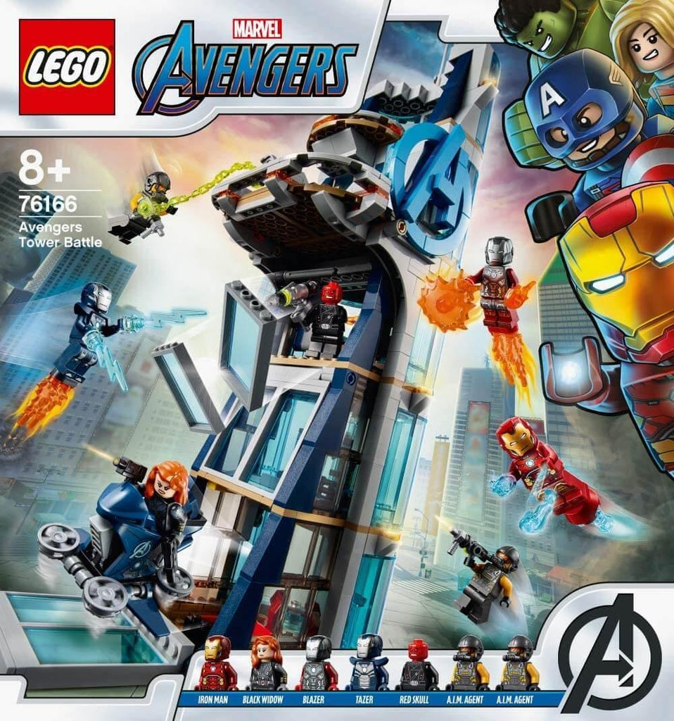 LEGO MARVEL 76166 Marvel Avengers Tower Battle Set - TOYBOX Toy Shop