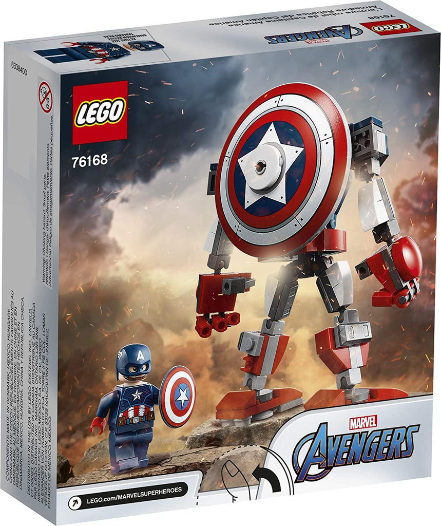 LEGO MARVEL 76168 Captain America Mech Armor - TOYBOX Toy Shop