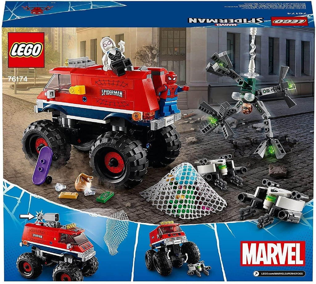 LEGO MARVEL 76174 Super Heroes Marvel Spider-Man's Monster Truck vs. Mysterio - TOYBOX Toy Shop