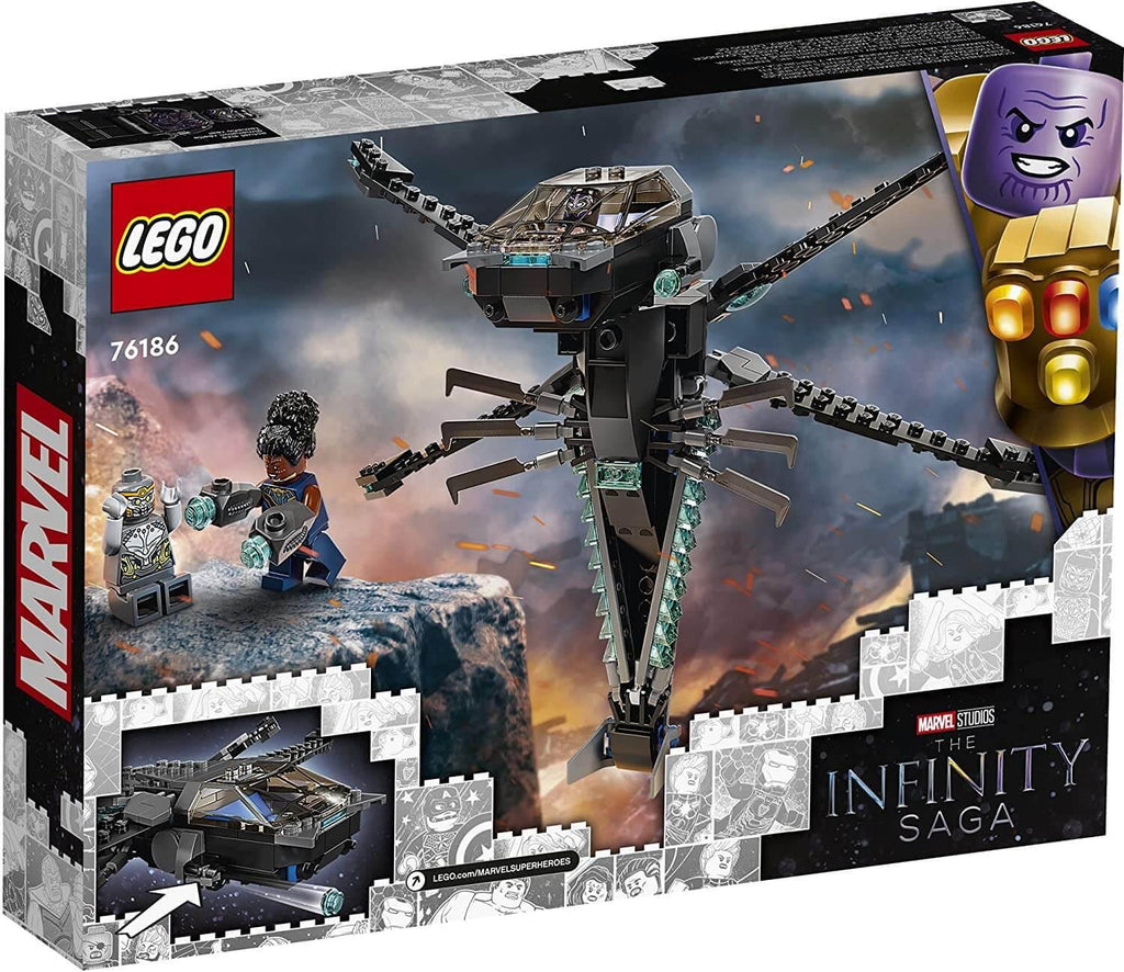 LEGO MARVEL 76186 Marvel Black Panther Dragon Flyer Building Kit Toy - TOYBOX Toy Shop